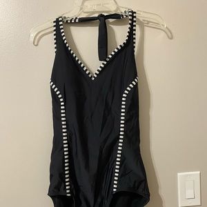 Women’s halter one piece swimsuit